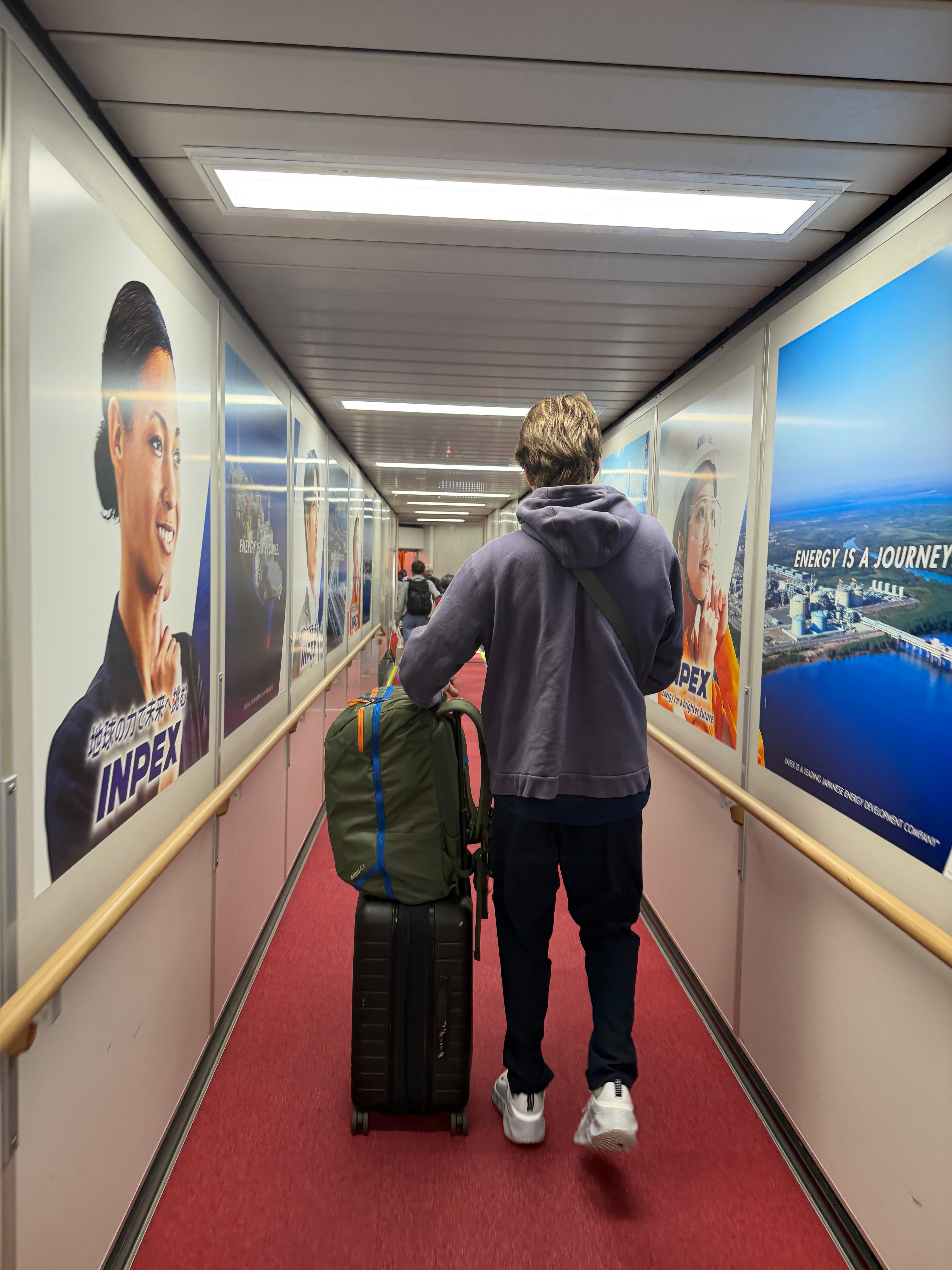boarding to jeju
